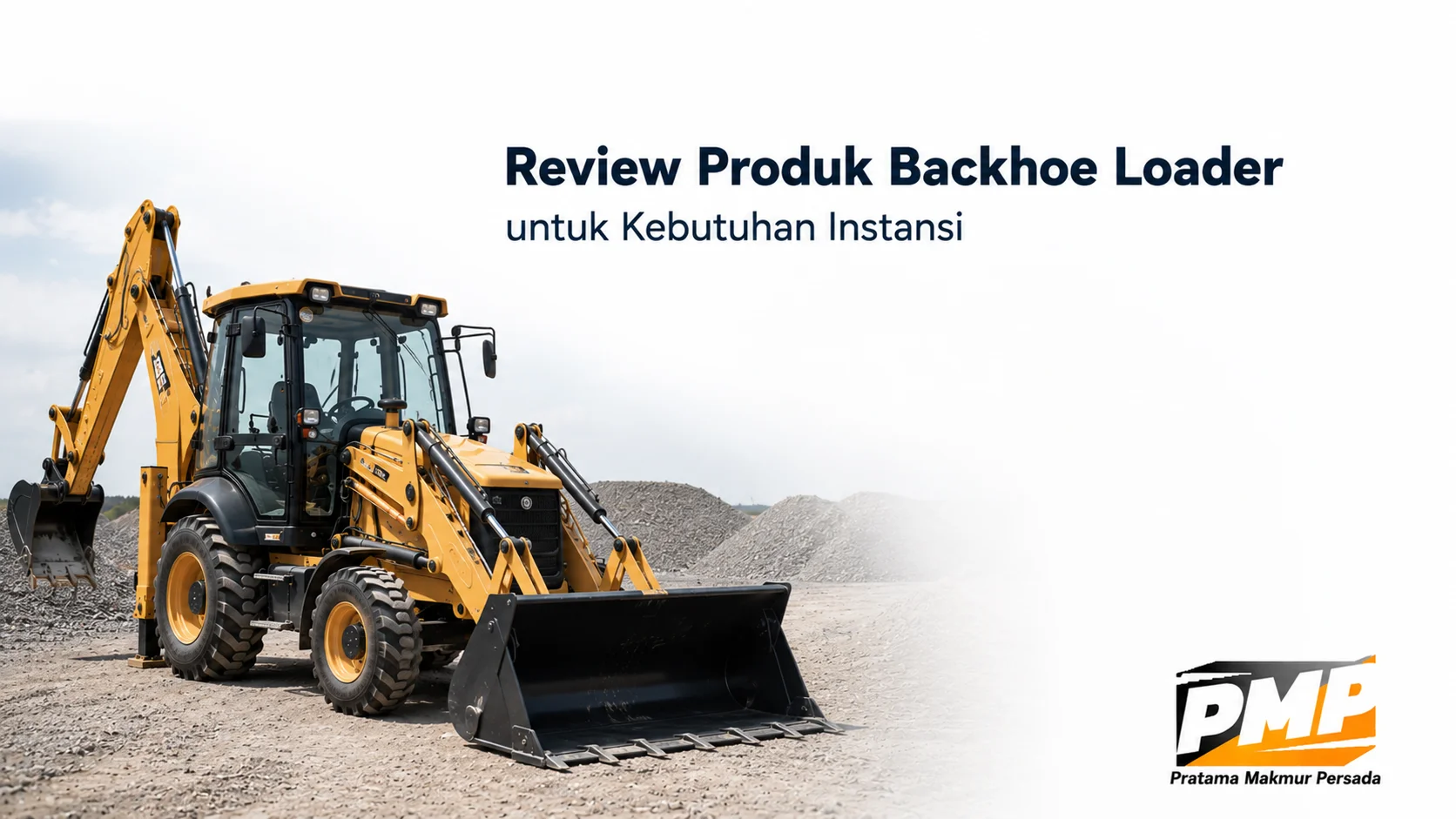 Review produk Backhoe Loader untuk mendukung kebutuhan instansi pemerintah