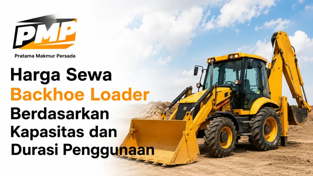 Harga Sewa Backhoe Loader berdasarkan kapasitas dan durasi penggunaan untuk proyek konstruksi