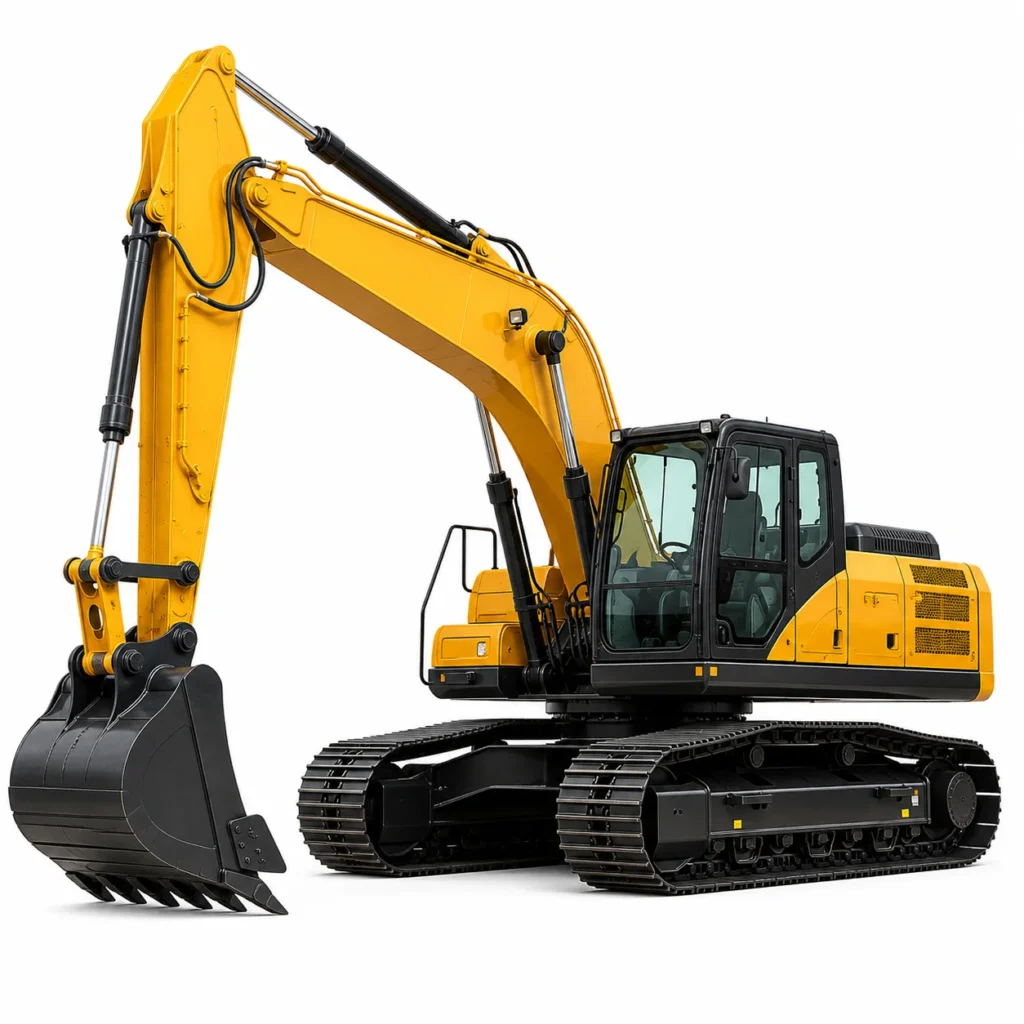 Excavator alat konstruksi untuk pengadaan proyek infrastruktur