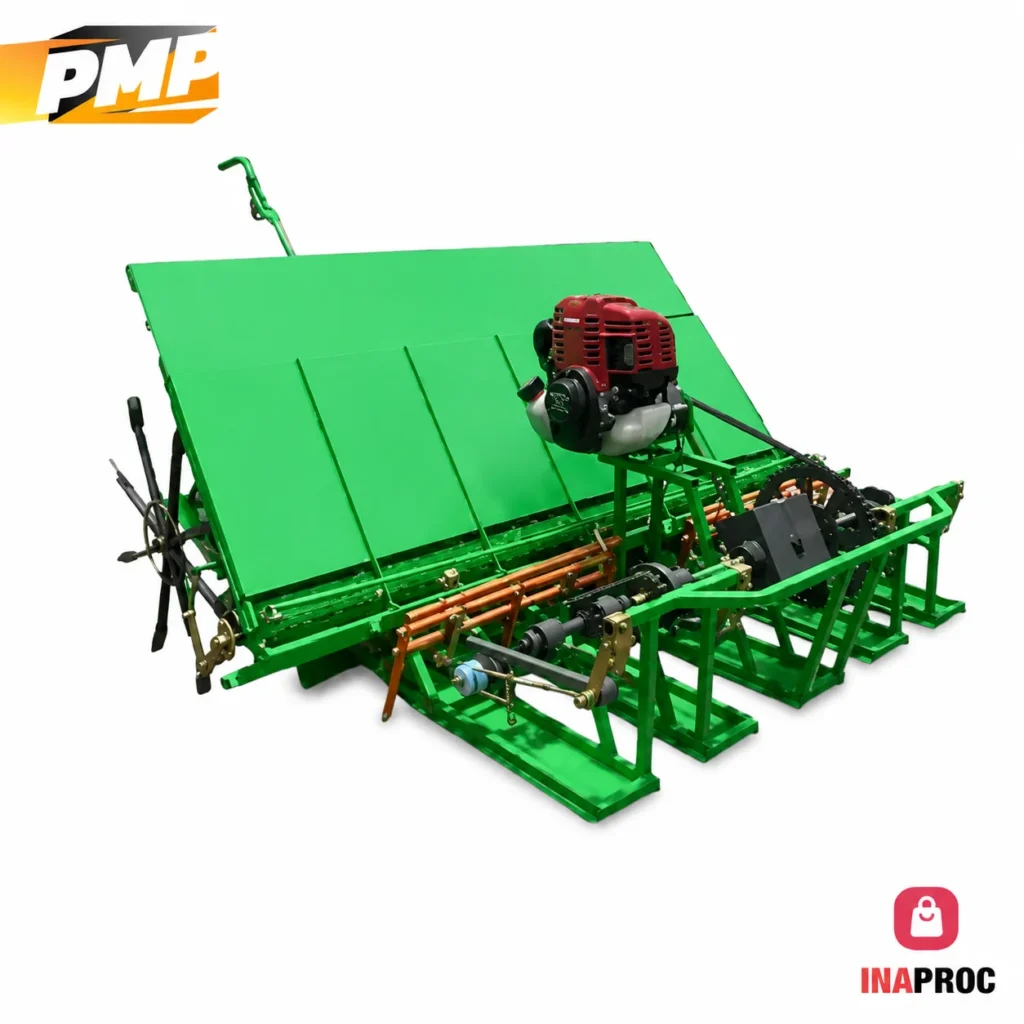 Mesin tanam padi Rice Transplanter Inpower untuk mempercepat penanaman bibit di lahan pertanian